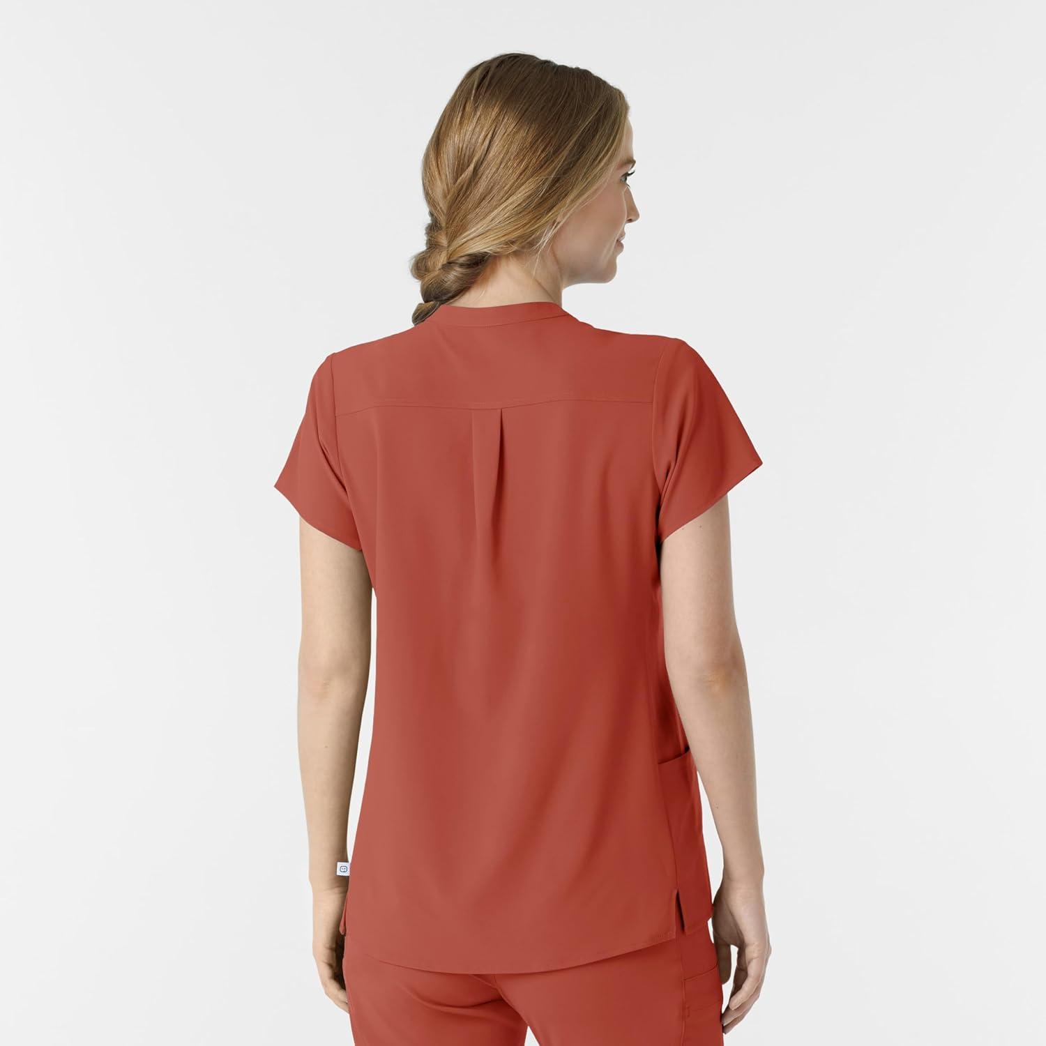 imageWink Womens Scrub TopMineral Red