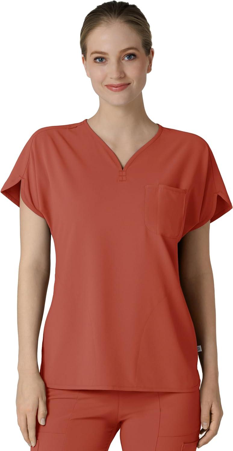 imageWink Womens Scrub TopMineral Red