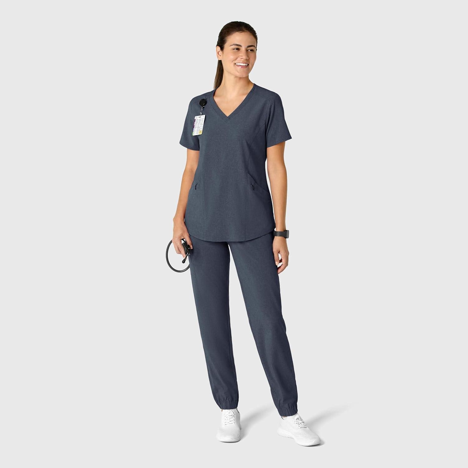 imageWink Womens Scrub TopNavy Heather