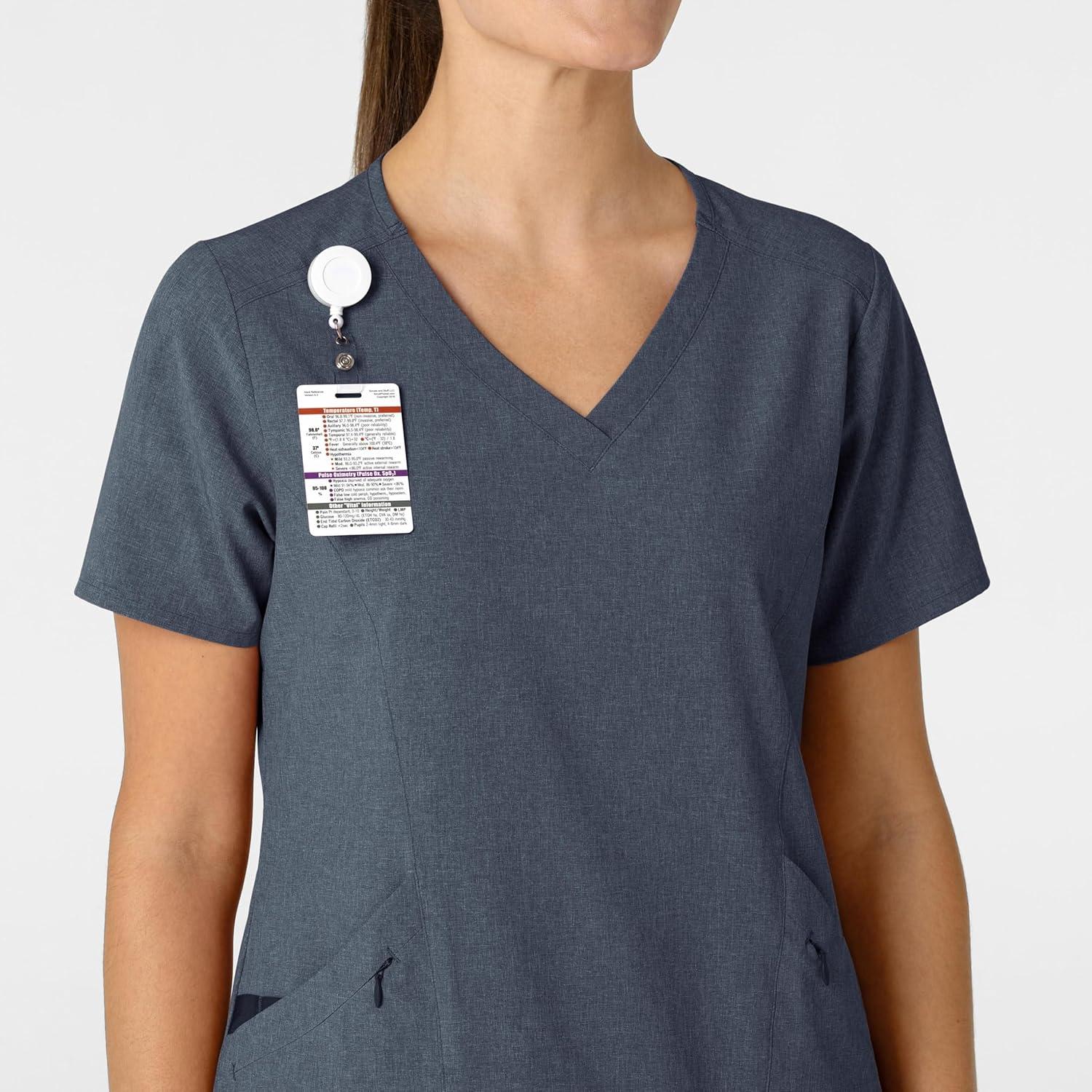 imageWink Womens Scrub TopNavy Heather