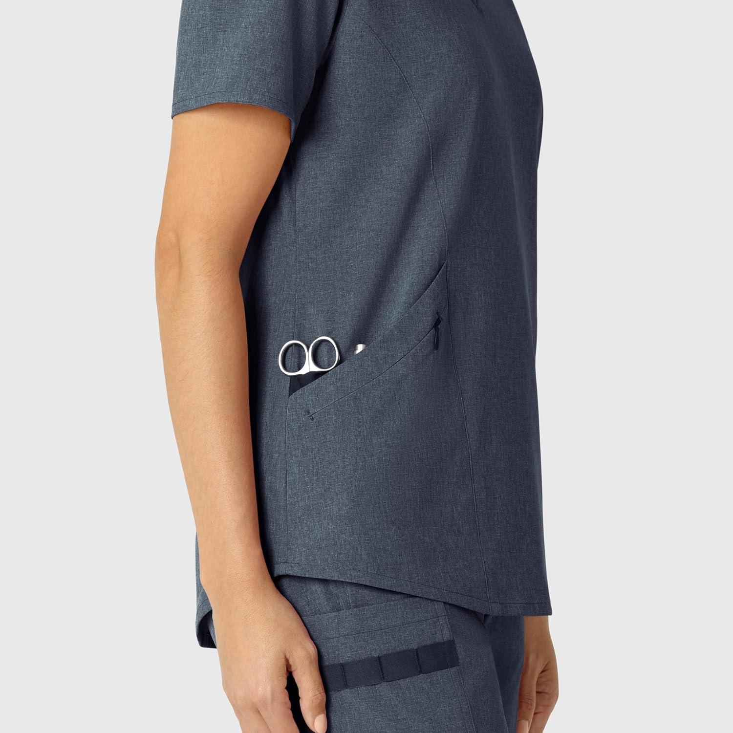 imageWink Womens Scrub TopNavy Heather