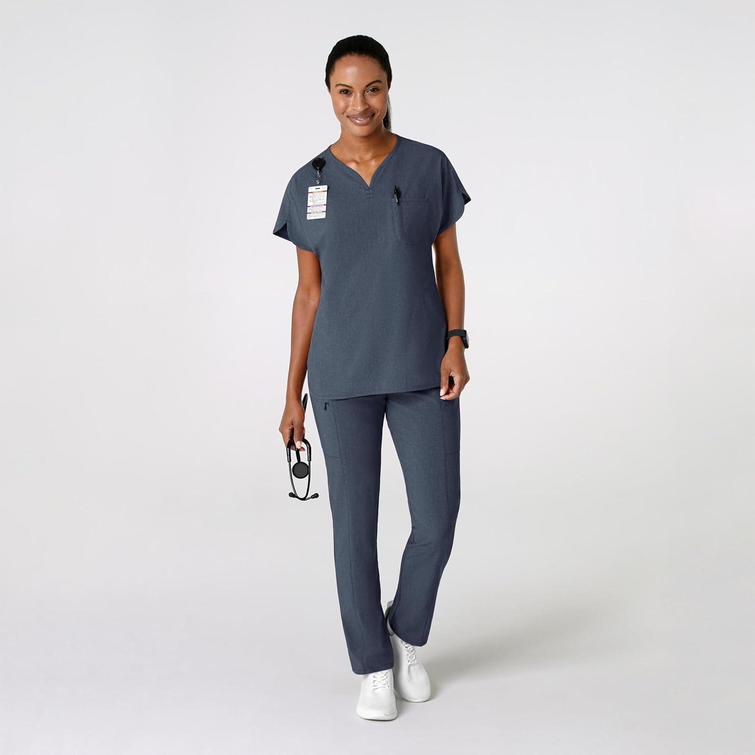 imageWink Womens Scrub TopNavy Heather