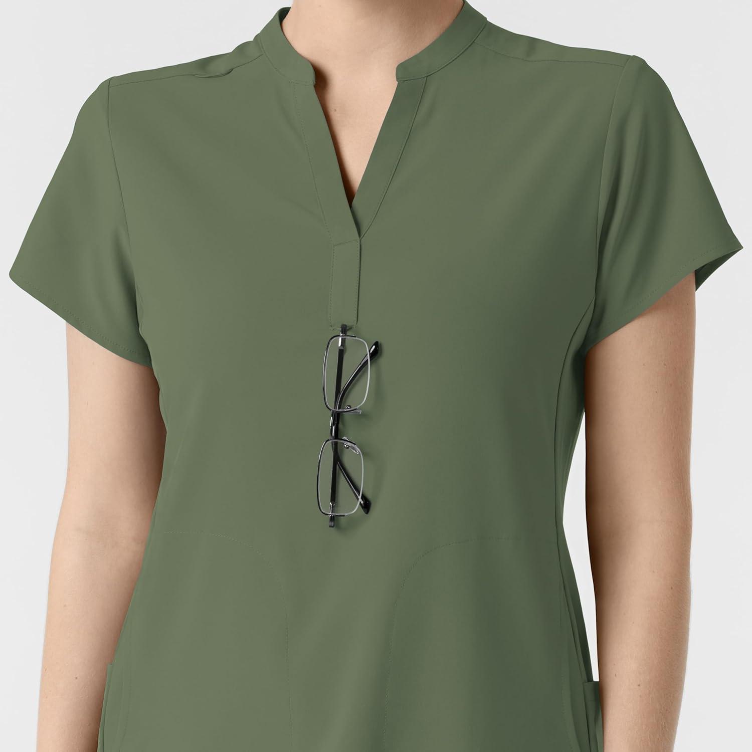 imageWink Womens Scrub TopOlive