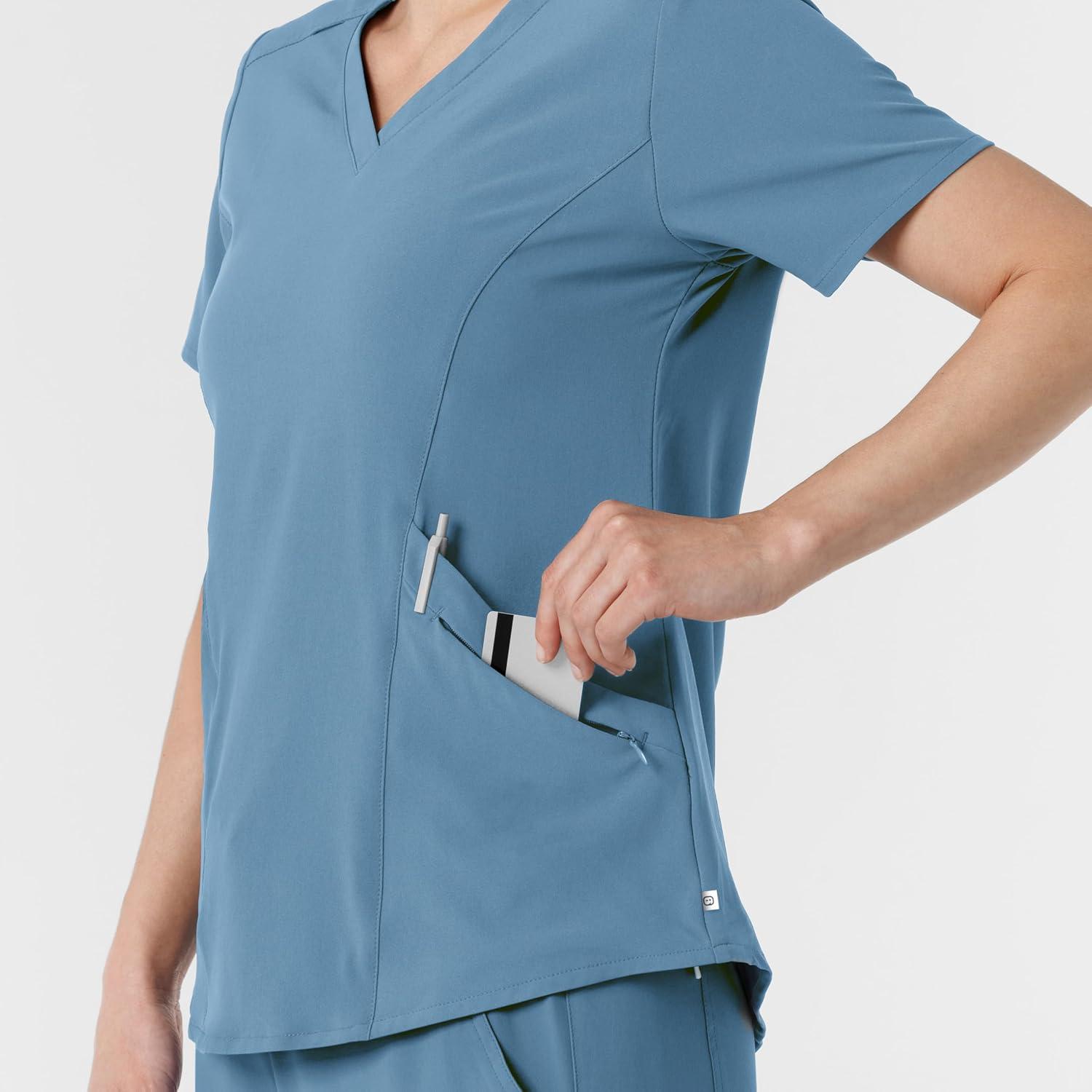 imageWink Womens Scrub TopPacific Blue
