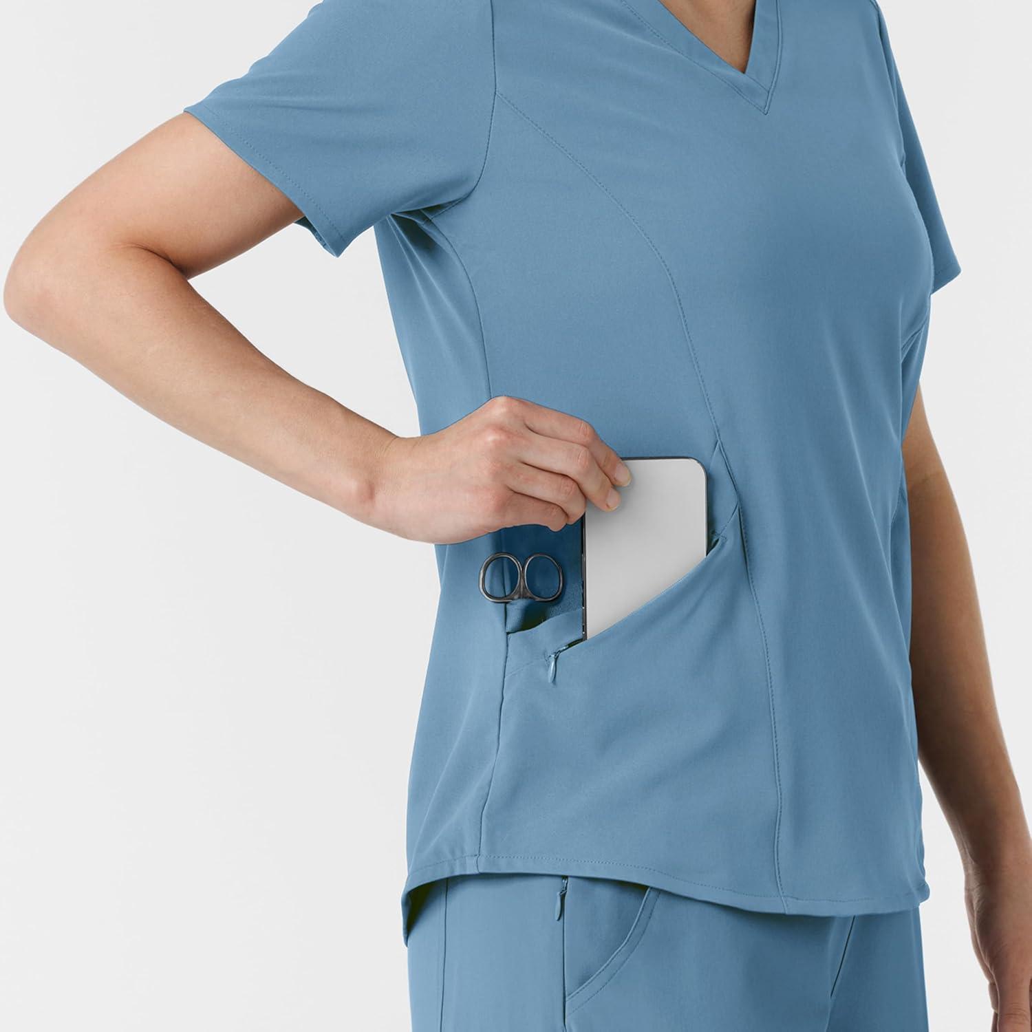 imageWink Womens Scrub TopPacific Blue