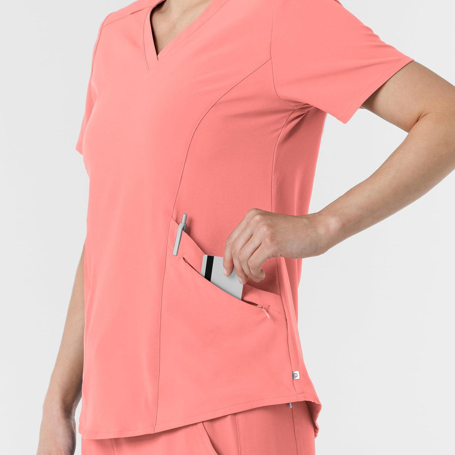 imageWink Womens Scrub TopParadise Pink