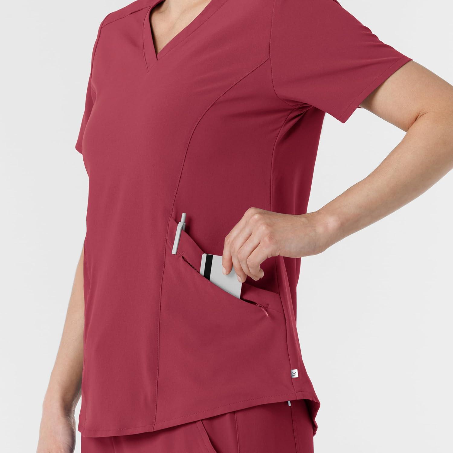 imageWink Womens Scrub TopRuby