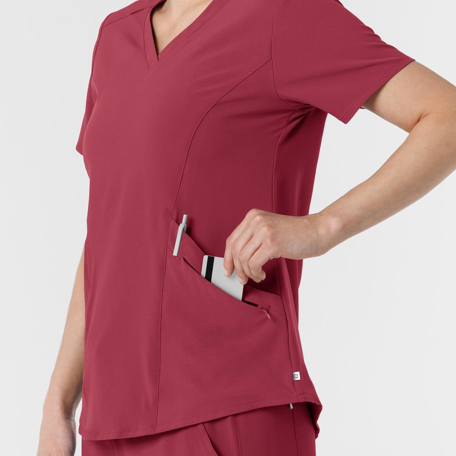 imageWink Womens Scrub TopRuby