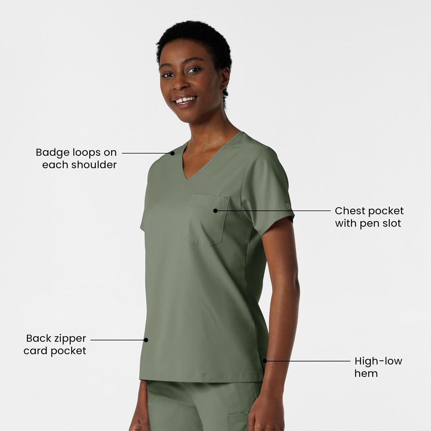 imageWink Womens Scrub TopSage