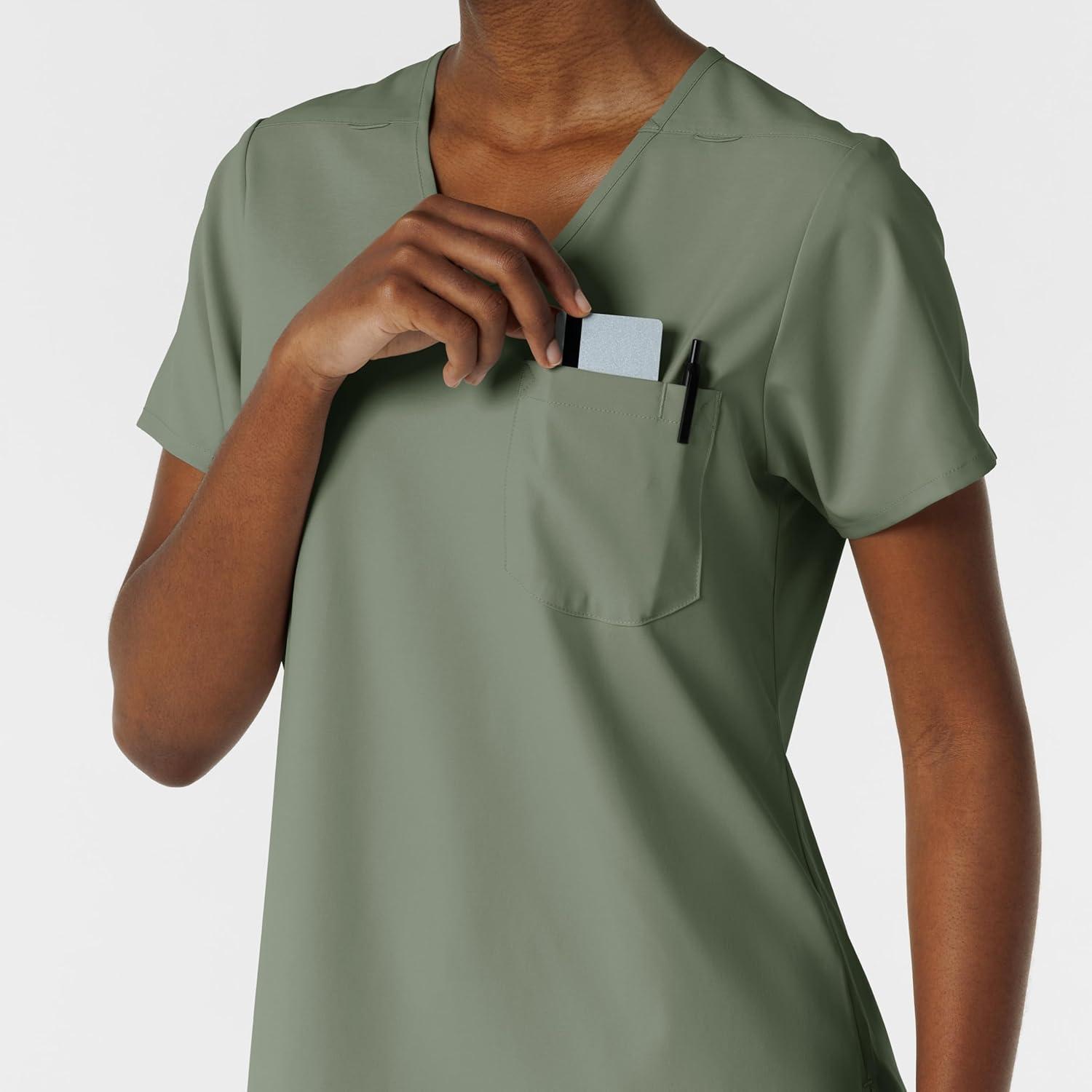 imageWink Womens Scrub TopSage