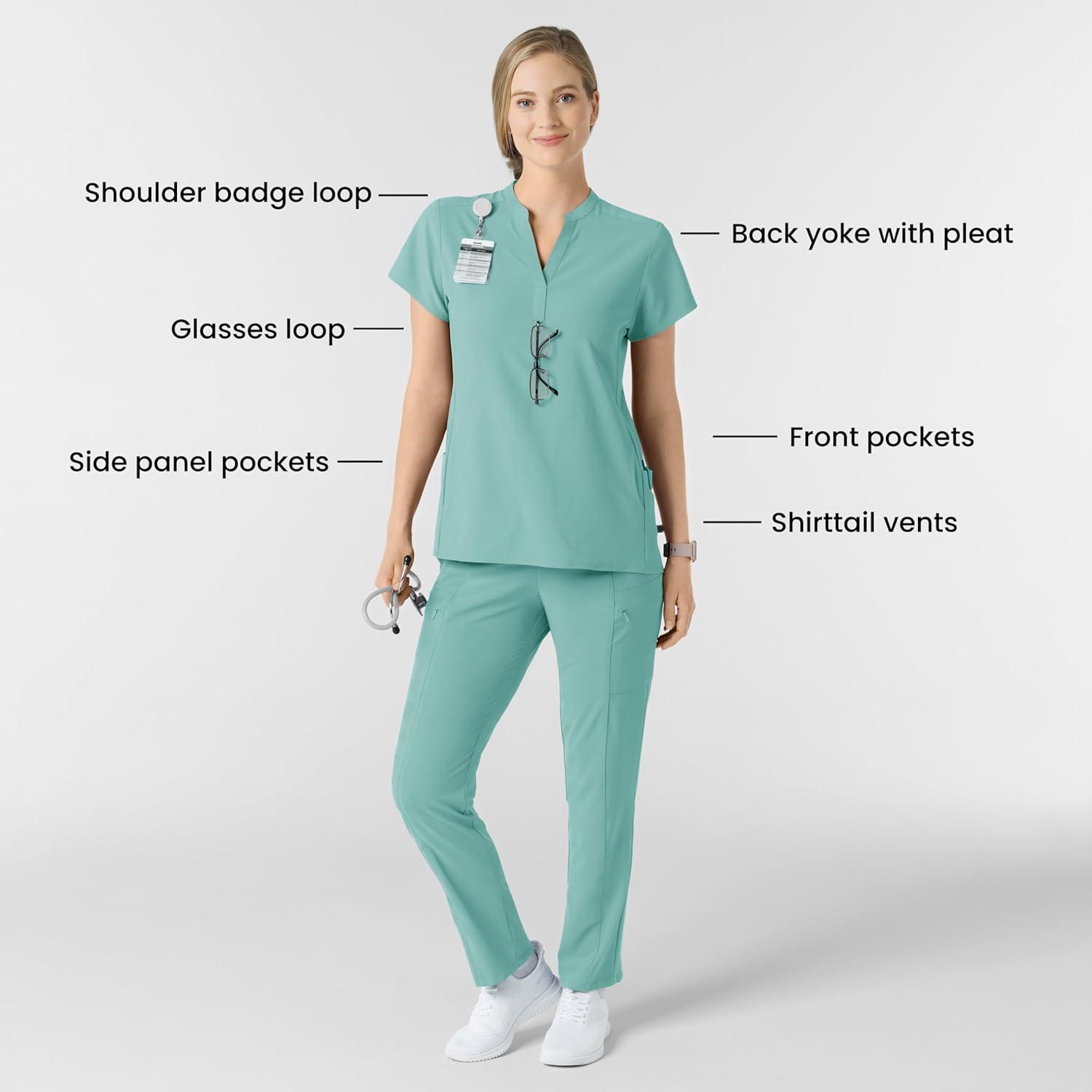 imageWink Womens Scrub TopTurquoise