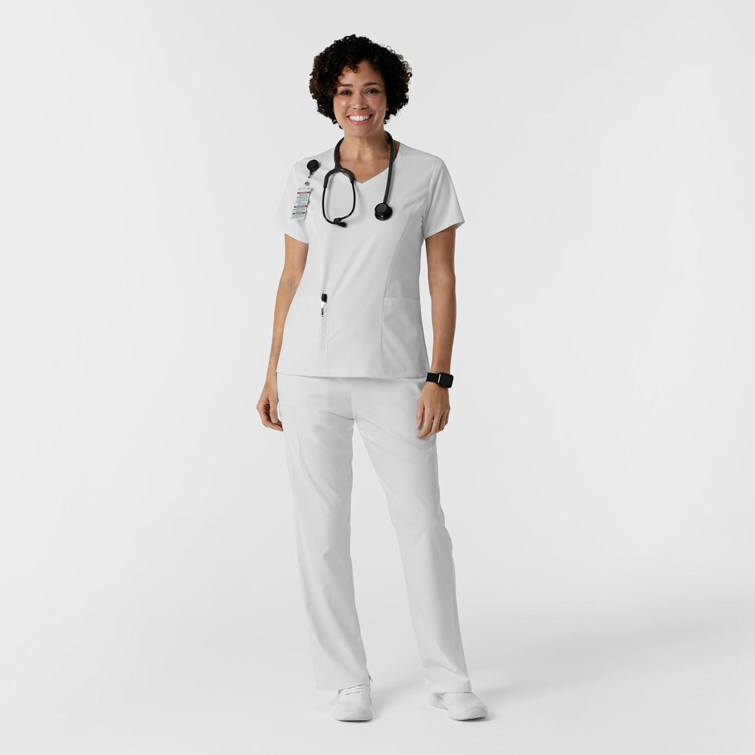 imageWink Womens Scrub TopWhite