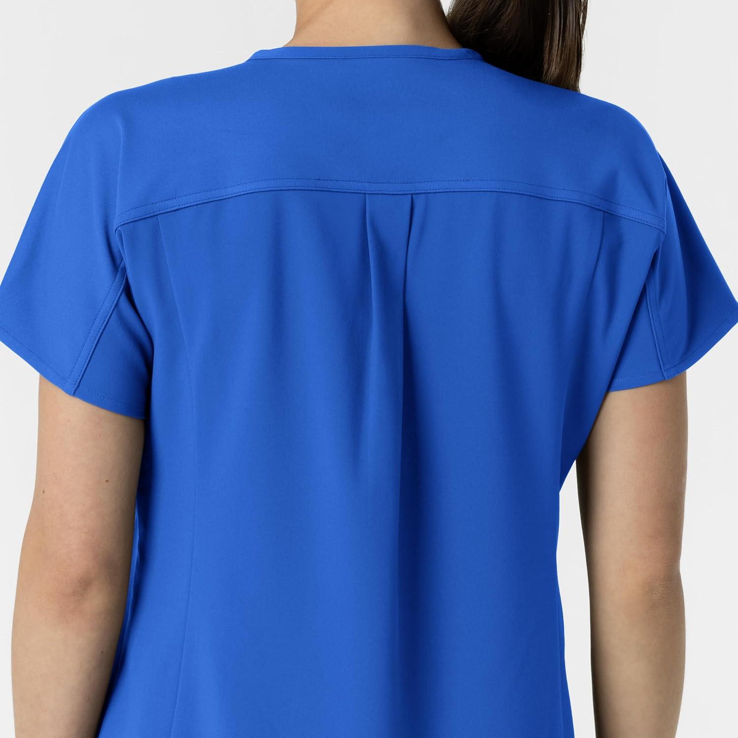 imageWink Womens Womens VNeck Tunic Scrub TopRoyal