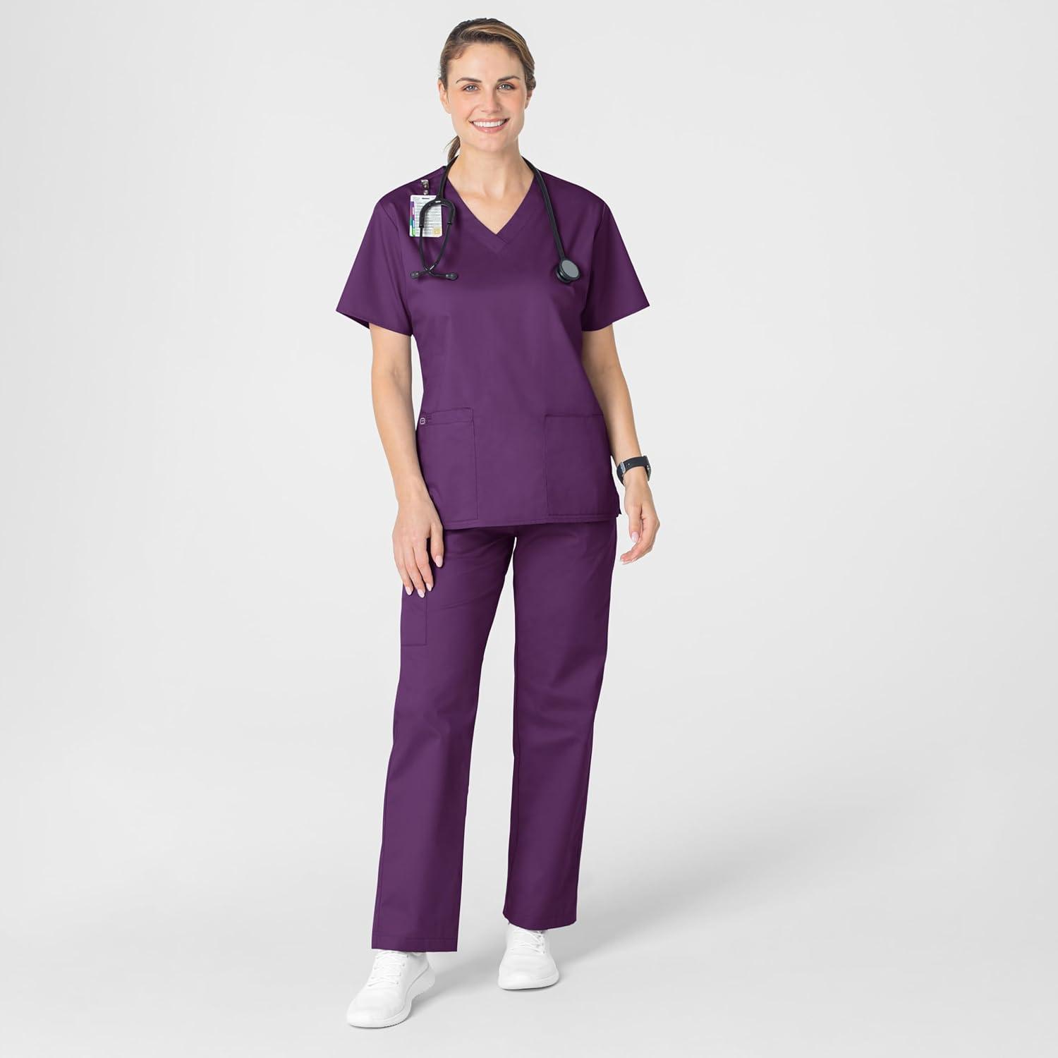imageWink WonderWORK Scrubs for Women VNeck Scrub Top