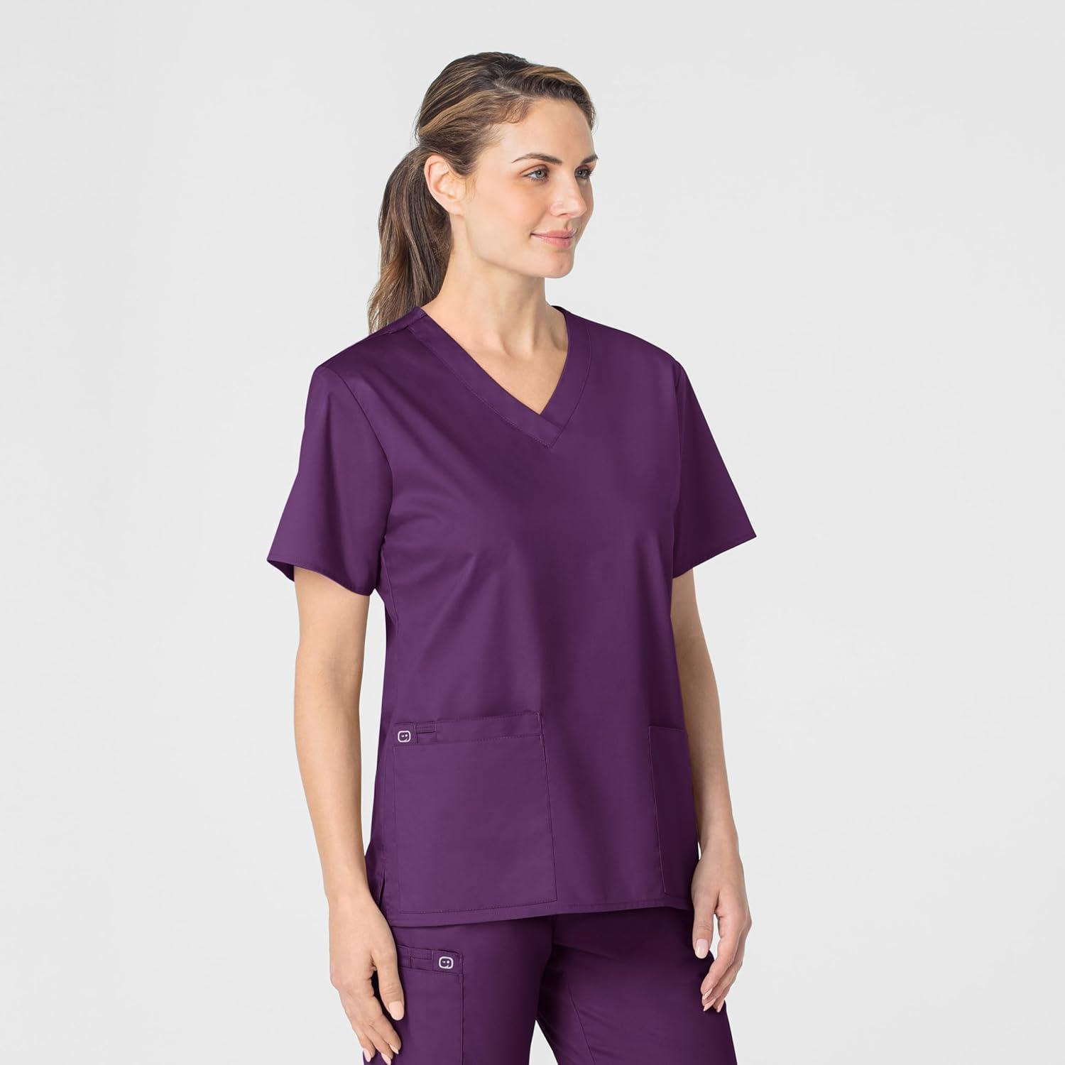 imageWink WonderWORK Scrubs for Women VNeck Scrub Top