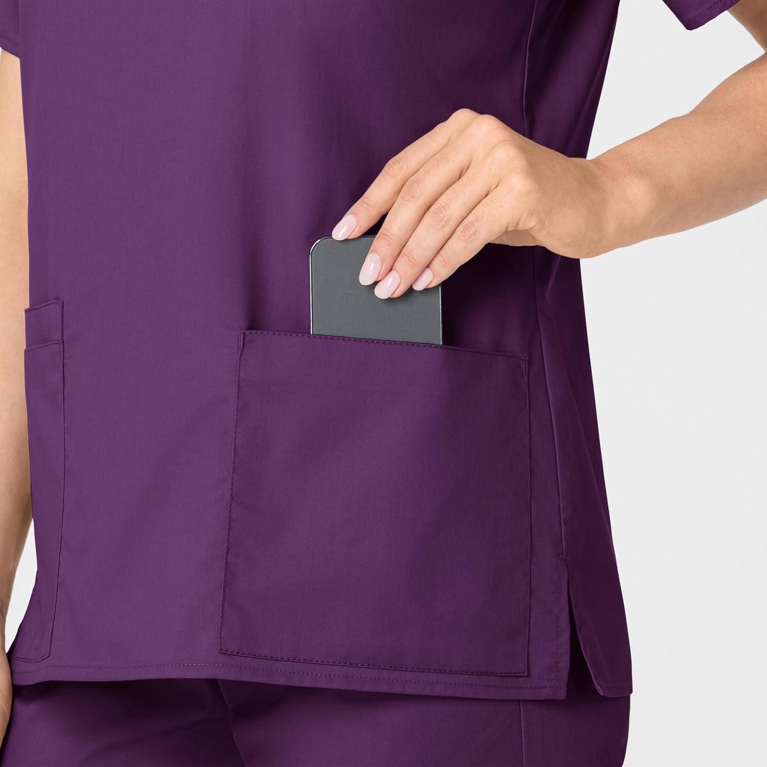 imageWink WonderWORK Scrubs for Women VNeck Scrub Top