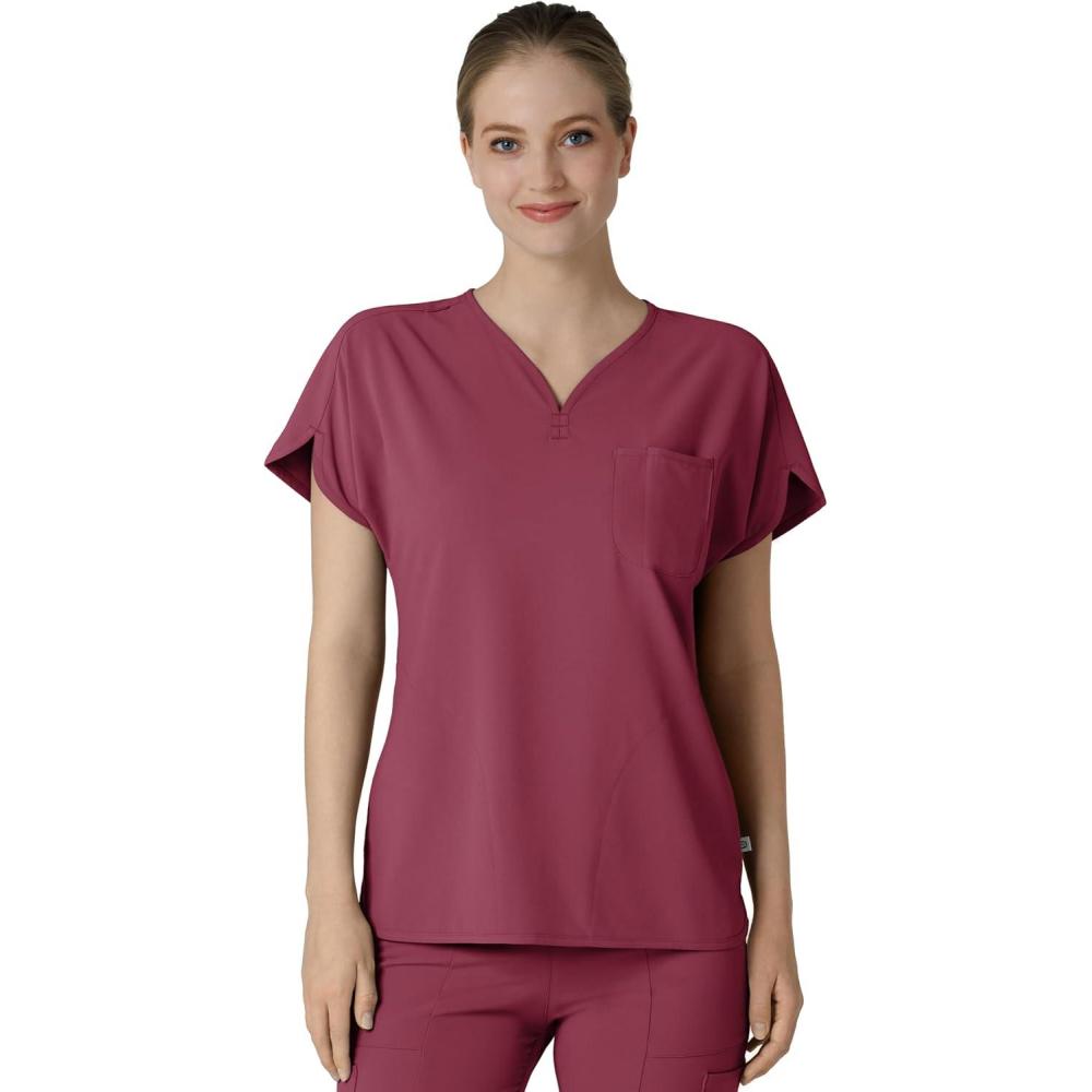 imageWink Womens Scrub TopCarnation