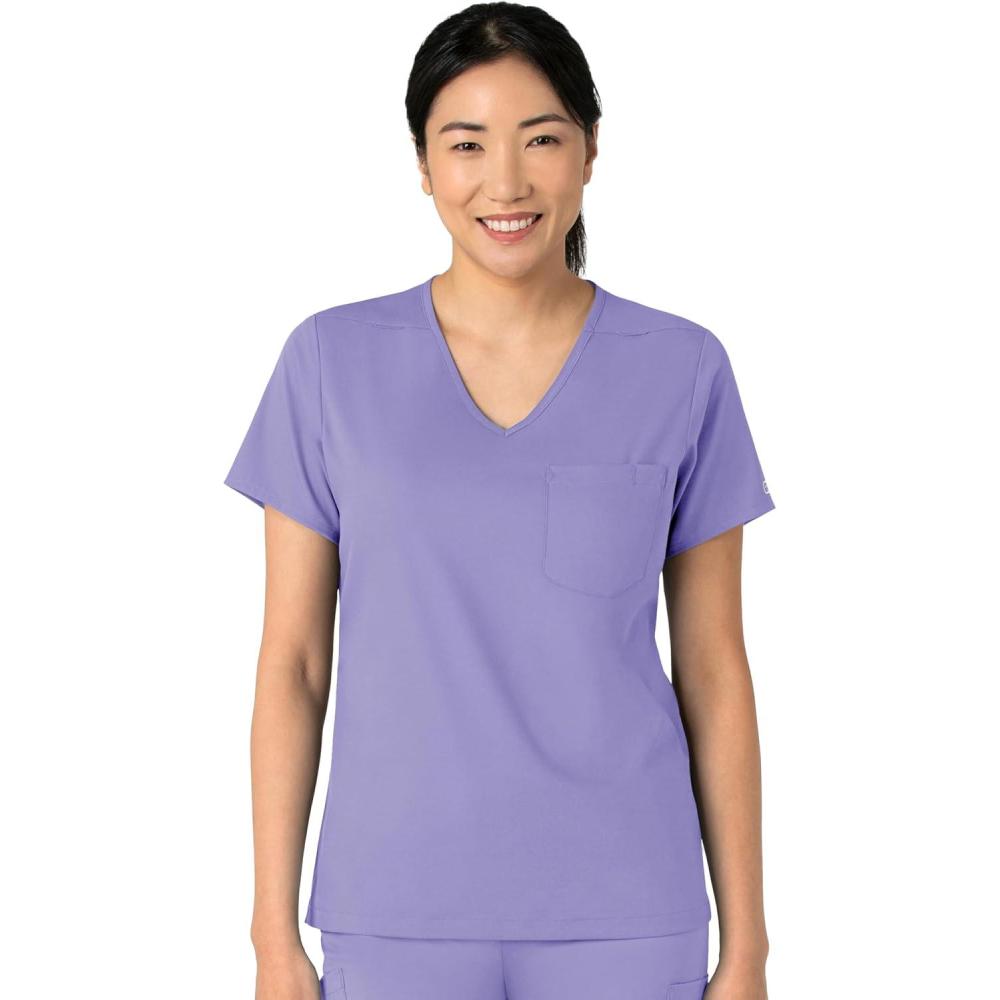 imageWink Womens Scrub TopIris Purple