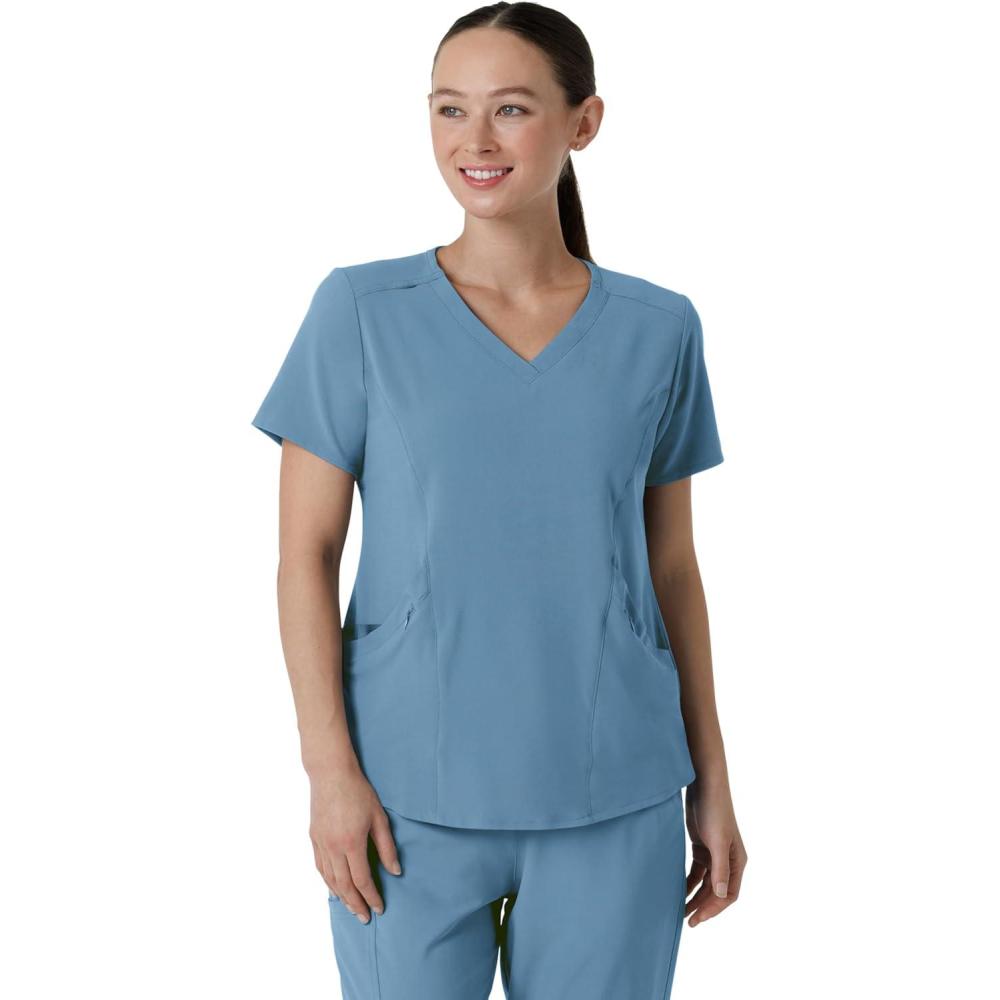 imageWink Womens Scrub TopPacific Blue