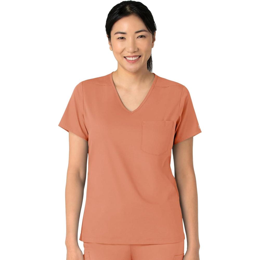 imageWink Womens Scrub TopTerracotta