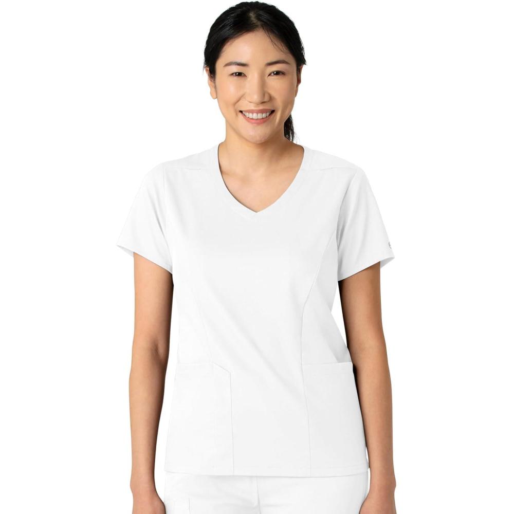 imageWink Womens Scrub TopWhite
