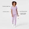 WINK Womens Scrub Top(Pastel Lilac)