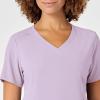 WINK Womens Scrub Top(Pastel Lilac)