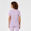WINK Womens Scrub Top(Pastel Lilac)