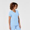 WINK Womens Scrub Top(Powder Blue)