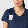 Wink Boundless Women’s 2-Pocket V-Neck Scrub Top – Navy, 2X