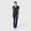Wink Boundless Women’s 2-Pocket V-Neck Scrub Top – Navy, 2X