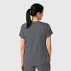 Wink Boundless Women’s 2-Pocket V-Neck Scrub Top – Pewter, L