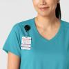 Wink Boundless Women’s 2-Pocket V-Neck Scrub Top – Teal, 5X