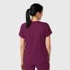 Wink Boundless Women’s 2-Pocket V-Neck Scrub Top – Wine, L