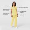 Wink Nova Women’s Flex-n-Reach Shoulder Panel V-Neck Scrub Top – Sunshine Yellow, S