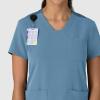 Wink Nova Women’s Flex-n-Reach V-Neck Scrub Top – Pacific Blue, M