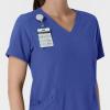 Wink Womens Scrub Top(Galaxy Blue)