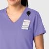 Wink Womens Scrub Top(Iris Purple)