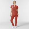 Wink Womens Scrub Top(Mineral Red)