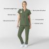 Wink Womens Scrub Top(Olive)
