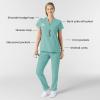 Wink Womens Scrub Top(Turquoise)