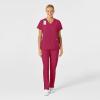 Wink Womens Scrub Top(Viva Magenta)