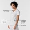 Wink Womens Scrub Top(White)