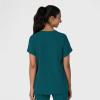 Wink Women’s Women’s Drop Shoulder Boxy Scrub Top(Caribbean)