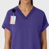 Wink Women’s Women’s Drop Shoulder Boxy Scrub Top(Grape)