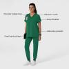 Wink Women’s Women’s Drop Shoulder Boxy Scrub Top(Hunter)