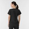 Wink Women’s Women’s V-Neck Tunic Scrub Top(Black)