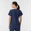Wink Women’s Women’s V-Neck Tunic Scrub Top(Navy)