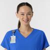 Wink Women’s Women’s V-Neck Tunic Scrub Top(Royal)