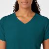 WonderWink Mens Y-Neck Wrap Top(Caribbean)